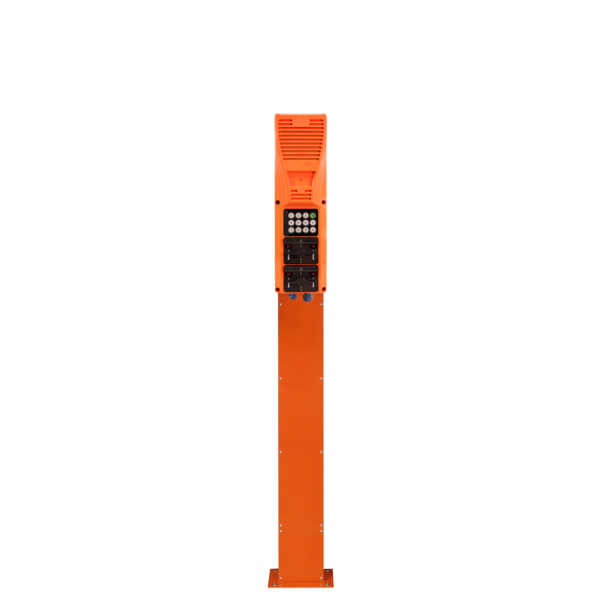 Free-standing Mounting Post for INDUSTRONIC intercom stations of the DA(E(/DX€ 0x5 series
